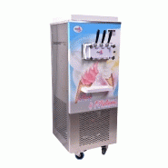 Machine à glace italienne soft sur roulettes