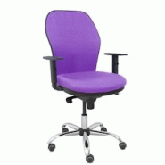 Piqueras y Crespo Silla Jorquera respaldo bali lila asiento bali lila base cromada y ruedas parqué - violet multi-matériau 15SB82B82B10CCRRP Piqueras y Crespo Silla Jorquera respaldo bali lila asiento bali lila base cromada y ruedas parqué - violet multi-matériau 15SB82B82B10CCRRP