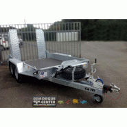 Remorque Porte-engin IFOR WILLIAMS - GH1054BT Pan coupé - 304 x 162 cm - PTAC : 3500 kg - Référence -41390