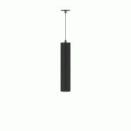 Suspension tubulaire Atmos GU10 noir mat, installation en saillie ou encastrée, design intérieur moderne - Beneito & Faure - argenté 8436004391851