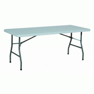 Table pliante PE blanc 2200x760 mm - TBLPL2HDBC-ST15 Table pliante PE blanc 2200x760 mm - TBLPL2HDBC-ST15