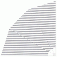 VidaXL Écran de confidentialité pour balcon Anthracite et blanc Modèle Soleil Nu Prime - 42000940