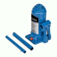 Cric-bouteille hydraulique 10 tonnes - Silverline 598558 - puissant et compact avec selle de levage réglable Cric-bouteille hydraulique 10 tonnes - Silverline 598558 - puissant et compact avec selle de levage réglable