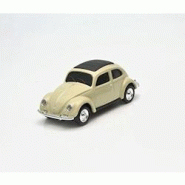 Clé USB publicitaire 32 Go - Modèle Beetle beige rétractable avec phares clignotants - Genie 12712 Clé USB publicitaire 32 Go - Modèle Beetle beige rétractable avec phares clignotants - Genie 12712
