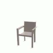 Chaise design in & out FRAME - tortora