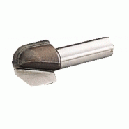 Fraise de défonceuse carbure à gorges, queue 8 mm, diamètre 16 mm