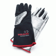 Gants soudure cuir MIG IRON ALU très haute protection Gants soudure cuir MIG IRON ALU très haute protection