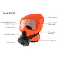 H 900 cop - masque d'évacuation - spasciani - durée maximale: 15 minutes