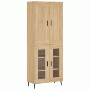 Helloshop26 - Buffet bahut commode armoire meuble de rangement organisateur cuisine salle de séjour salon haut sonoma 69,5 x 34 x 02_0034167 - 300021_0