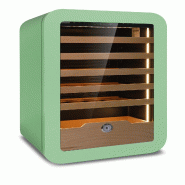 KLIMAITALIA Cave à vin ventilée. Éclairage LED. Thermostat électronique. Étagères en bois + commode. Température +2°C/+20°C. VINARIUS40GRN - 4036
