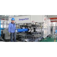 Ligne d’extrusion à tuyaux ondulés à double paroi à grande vitesse zc-300h - zhongyuntech