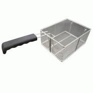 Panier à friture professionnel de 11 litres avec poignée, dimensions 27x20x12 cm pour friteuses | Maxima - 9365381