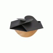 Papstar 25 bols, feuille de palmier rond 300 ml Ø 15 cm · 5,5 cm avec Flower-Lid séparé - Matériau naturel 89497 Papstar 25 bols, feuille de palmier rond 300 ml Ø 15 cm · 5,5 cm avec Flower-Lid séparé - Matériau naturel 89497
