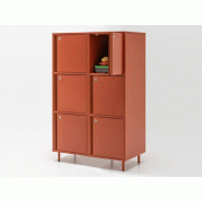 6/8 casiers de rangement Locker Plus MDD coloris tendances 6/8 casiers de rangement Locker Plus MDD coloris tendances