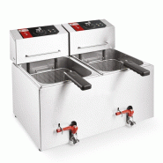 SOFRACA Friteuse De Table Turbo - Éléctrique - 2 X 7 Litres - 400 V - Réf:FE7L2-400VT - FE7L2-400VT