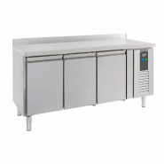 Table réfrigérée bord relevé 3 portes profondeur 700 - P7450.0782