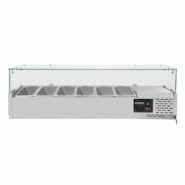 Vaiotec EASYLINE Réchauffeur 330 avec couvercle en verre 6xGN1/4 - 1400 - inox 10028 Vaiotec EASYLINE Réchauffeur 330 avec couvercle en verre 6xGN1/4 - 1400 - inox 10028