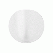 Zafferano Sirio Applique murale LED 8W en céramique blanche avec diffuseur opale 3000K, design artisanal Made in Italy diamètre 24 cm IP40 pour int�