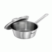 Bartscher Petite sauteuse inox finition brossée, couvercle inclus - 4015613773209 Bartscher Petite sauteuse inox finition brossée, couvercle inclus - 4015613773209