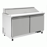 Comptoir de préparation 2 portes 527L Série U 16x GN 1/6 GD883 Polar_0