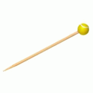 ECOLOMIQUE - 100 Pcs - Pic bambou décoratif tennis - 12 cm, parfait pour vos présentations - ECO210BBTEN12 - Bambou ECO210BBTEN12 ECOLOMIQUE - 100 Pcs - Pic bambou décoratif tennis - 12 cm, parfait pour vos présentations - ECO210BBTEN12 - Bambou ECO210BBTEN12
