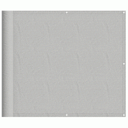 Écran de balcon gris clair 90x700 cm 100% polyester oxford Modèle Jardin Latitude - 4000011