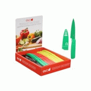 Eva couteaux à légumes lisses 4 couleurs en présentoir eva - multicolore 053158 Eva couteaux à légumes lisses 4 couleurs en présentoir eva - multicolore 053158