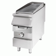 Grill électrique triphasée en inox à poser - avec zone 400 x 900 x ... - PVS9040GRACQE
