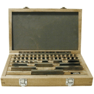 Jeu de cales étalon carbure - 88 cales - contrôle en métrologie dimensionnelle - Réf 8803S_0