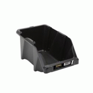 Perel Bac à bec, empilable, plastique, 152 x 245 x 122 mm, noir - OMSB25 Perel Bac à bec, empilable, plastique, 152 x 245 x 122 mm, noir - OMSB25