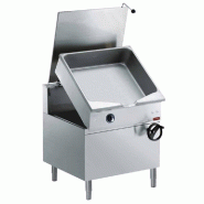 Sauteuse gaz basculante automatique cuve duomat 100 litres sur meuble - PG22/BA12C-N