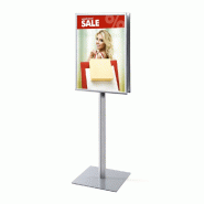 SHOWDOWN Displays Exposiciónate Pole D'information Poster Standard A1 Coins En Onglet 25 mm Double-Face IPM2A1G25D - argenté aluminium 8595578309034