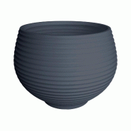 WellHome - Pot de fleurs « Collection Zafira » Ø32cm coloris gris - gris plastique WH13585