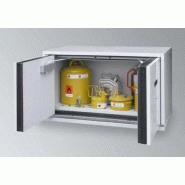 Armoire de sécurité ANTI-FEU 90 MN sous paillasse - 2 portes - NF-EN 14470-1:2004 - 1100x570x600 mm