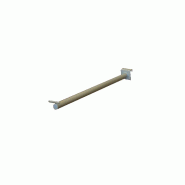 Bras droit pour gondole - Longueur 250, 350 ou 450 mm - Diamètre 20 mm - Finition Zingué ou Epoxy Bras droit pour gondole - Longueur 250, 350 ou 450 mm - Diamètre 20 mm - Finition Zingué ou Epoxy