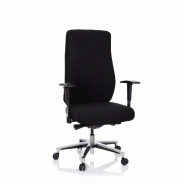 Chaise de bureau / Fauteuil de direction FORCOM Tissu Noir hjh OFFICE - noir polyester 702312