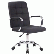 CLP Fauteuil de bureau Deli Pro tissu Noir - noir textile 151694501 CLP Fauteuil de bureau Deli Pro tissu Noir - noir textile 151694501