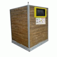 Colonne aérienne d'apport volontaire 4m3 kinshofer bois sylvio - jaune 0727156534547 Colonne aérienne d'apport volontaire 4m3 kinshofer bois sylvio - jaune 0727156534547