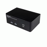 Commutateur KVM 2 Ports DisplayPort, USB et Audio - Switch KVM - 2560x1600