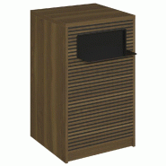 Comptoir Vertigo H T01 noir solo L60cm 1 tabl.Couliss.2tabl.Amovibles olivier