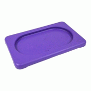 Couvercle Polypropylène Clippé GN 1/9 - HACCP Violet - Gastroland - violet plastique polypropylène 3701666009679
