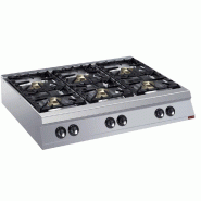 Cuisinière 6 feux vifs gaz à poser - PG22/6B12T-N