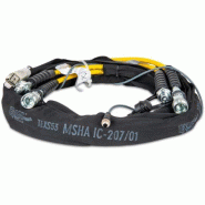 CH720EC, Flexible jumelé de 6 m de long avec gaine et câble électrique, pour ZE64 Pompes