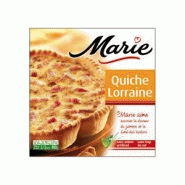 MARIE QUICHE LORRAINE À LA CRÈME FRAÎCHE 400 G MARIE QUICHE LORRAINE À LA CRÈME FRAÎCHE 400 G