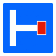 Panneau indication présignalisation d'une impasse C13B - Made in France, conforme NF et CE Panneau indication présignalisation d'une impasse C13B - Made in France, conforme NF et CE