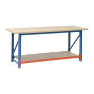 Table de travail avec plateau inférieur - réf. TTPC Table de travail avec plateau inférieur - réf. TTPC