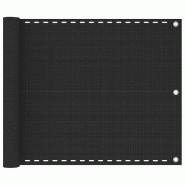 VidaXL Écran de balcon Anthracite 75x300 cm PEHD Modèle Ombrelle - 310836