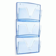 CEP Lot de 3 corbeilles murales, format 24x32, charge 2 kg / corbeille, ice blue - 3462151170747