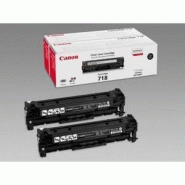 Canon pack 2 cartouches toner noir 718bk 2662b005
