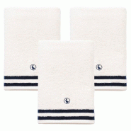 El Ganso - Set de 3 Serviettes de Douche couleur Blanc Écru 70x140cm 100% Coton 500GSM - blanc PK7361